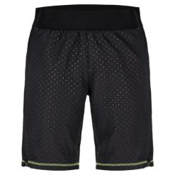 Męskie szorty outdoor LOAP Uxibor, czarne, S. Czarne spodnie materiałowe męskie LOOP, m, bez wzorów. Za 120.70 zł.