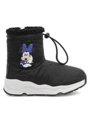 Mickey&Friends Botki AW23-211DSTC Czarny. Czarne botki dziewczęce Mickey&Friends, z materiału, bez zapięcia. Za 89.99 zł.