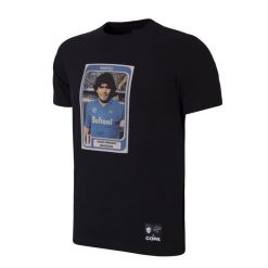 Koszulka dla dorosłych - Maradona x COPA Naklejka Piłka Nożna Neapol - Czarna. Czarne koszulki sportowe męskie COPA FOOTBALL, xl, bez wzorów, bez kołnierzyka, bez ramiączek, do piłki nożnej. Za 211.91 zł.