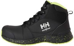 Shoes HELLY HANSEN Barcode MXR Mid S3S, black/yellow 41. Czarne trekkingi męskie Helly Hansen. Za 414.97 zł.
