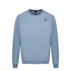 Bluza damska Le Coq Sportif Essentiels N°1. Niebieskie bluzy damskie le coq sportif, bez wzorów, z bawełny, bez kaptura. Za 235.50 zł.