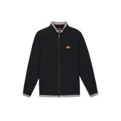 Bluza zapinana na zamek błyskawiczny TBS Leann. Czarne bluzy męskie TBS, na lato, xl, bez wzorów, z tkaniny, bez kaptura. Za 323.40 zł.