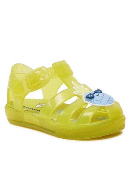 Mayoral Sandały 41599 Zielony. Zielone sandały dziewczęce Mayoral, z syntetyku, bez zapięcia. Za 109.99 zł.