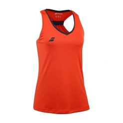 Koszulka tenisowa damska Babolat Play Tank Top. Czerwone koszulki sportowe damskie BABOLAT, bez wzorów, bez kołnierzyka, bez ramiączek, tenisowe. Za 139.99 zł.
