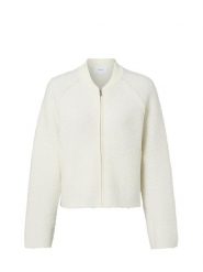 Opus Kardigan damski z wełną - Delny Kobiety Sztuczne włókno biały jednolity, 42. Białe kardigany damskie Opus, bez wzorów, z dzianiny. Za 499.95 zł.