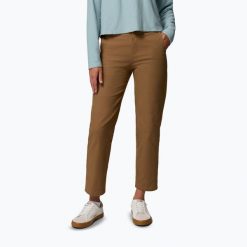 Spodnie damskie Columbia ROC Straight Leg. Brązowe spodnie sportowe damskie Columbia, bez wzorów. Za 299.99 zł.