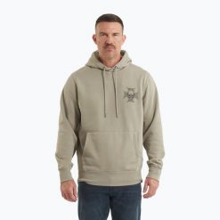 Bluza męska Pitbull Bite Me Hooded Swaetshirt. Szare bluzy sportowe męskie PITBULL, l, bez wzorów, z bawełny, z kapturem, na fitness i siłownię. Za 199.99 zł.