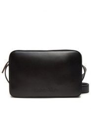 Calvin Klein Torebka K60K612555 Czarny. Czarne listonoszki damskie Calvin Klein, bez wzorów, ze skóry, bez dodatków. Za 259.99 zł.