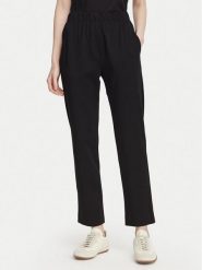 Weekend Max Mara Spodnie materiałowe Elfo 2625786011 Czarny Regular Fit. Czarne spodnie materiałowe damskie Weekend Max Mara, s, bez wzorów, z bawełny. Za 789.99 zł.