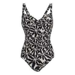 Damski Jednoczęściowy Kostium Kąpielowy Sakari Abstract Floral Tummy Control. Brązowe kostiumy jednoczęściowe damskie Regatta, m, bez wzorów, z elastanu, do pływania. Za 220.99 zł.