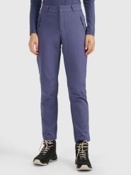 SPODNIE TREKKINGOWE DAMSKIE 4F SOFTSHELL Z MEMBRANĄ TFTRF0988 XL. Niebieskie spodnie materiałowe damskie 4f, l, bez wzorów, z softshellu. Za 299.99 zł.