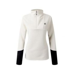 Damska koszulka termiczna 1/4 zip Dare 2B Iced Core Stretch. Białe bluzy sportowe damskie Dare 2b, bez wzorów, sportowe, bez kołnierzyka. Za 169.50 zł.