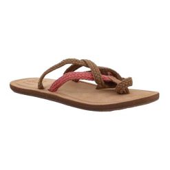 Sandały Damskie Gypsy. Brązowe obuwie sportowe damskie Reef, bez wzorów, bez obcasa, bez zapięcia. Za 111.99 zł.