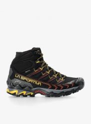Buty turystyczne męskie La Sportiva Ultra Raptor II Mid GTX. Czarne trekkingi męskie La Sportiva, trekkingowe, gore-tex. Za 900.89 zł.