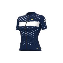Koszulka rowerowa damska Alé Cycling PR-R Stars. Białe koszulki sportowe damskie ALÉ CYCLING, xl, bez wzorów, bez kołnierzyka, bez ramiączek, rowerowe. Za 436.80 zł.