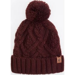 Czapka - Bordowy. Czerwone czapki i kapelusze męskie Reserved. Za 49.99 zł.