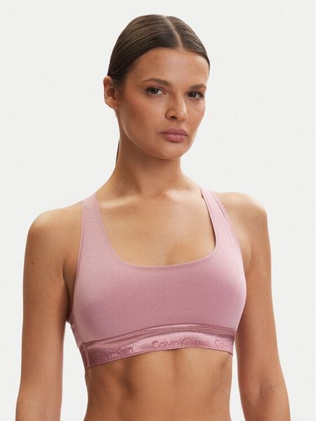 Calvin Klein Underwear Biustonosz top LV00QF8869 Różowy. Czerwone biustonosze Calvin Klein Underwear, bez wzorów, z bawełny. Za 103.99 zł.