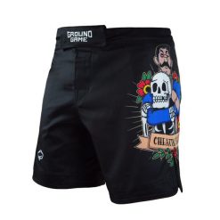 Spodenki do MMA i BJJ Ground Game Oldschool męskie. Krótkie spodenki sportowe męskie GROUND GAME, m, bez wzorów, do biegania. Za 189.99 zł.