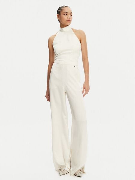 HUGO Kombinezon Ketania-1 50540273 Écru Regular Fit. Sukienki damskie Hugo, bez wzorów, z syntetyku, bez kołnierzyka, bez ramiączek. Za 699.00 zł.