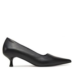 Szpilki Vagabond Shoemakers. Czarne szpilki damskie Vagabond Shoemakers, bez wzorów, bez obcasa, bez zapięcia. Za 339.99 zł.