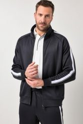 Męska Bluza dresowa FLEXNAMIC® tenis stójka do rozm. 7 XL. Czarne bluzy męskie JAY-PI, m, bez wzorów, z dresówki, bez kaptura. Za 349.99 zł.