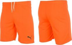 Puma Spodenki męskie Puma teamRISE Short pomarańczowe 704942 08 S. Brązowe krótkie spodenki sportowe męskie Puma, m, bez wzorów. Za 69.49 zł.