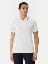 Jack & Jones Polo Fusion 12289953 Biały Regular Fit. Białe koszulki polo męskie Jack & Jones, m, bez wzorów, z bawełny, bez ramiączek. Za 129.99 zł.