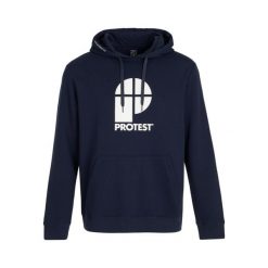 Klasyczna bluza z kapturem Protest. Niebieskie bluzy męskie Protest, m, bez wzorów, z kapturem. Za 253.00 zł.