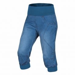 Damskie spodenki jeansoweowe do wspinaczki Ocun Noya. Niebieskie szorty sportowe damskie Ocun, s, bez wzorów, z jeansu, sportowe, na fitness i siłownię. Za 256.99 zł.