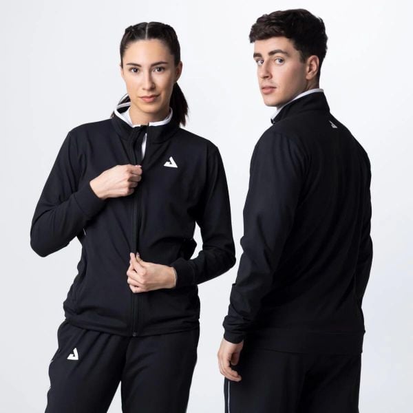Kurtka z dresu Joola Team 25. Czarne kurtki męskie JOOLA, m, bez wzorów, z dresówki, na fitness i siłownię. Za 265.00 zł.
