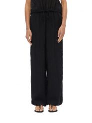 S.Oliver BLACK LABEL Spodnie Kobiety czarny, 40. Czarne spodnie materiałowe damskie s.Oliver BLACK LABEL, s, bez wzorów, z wiskozy. Za 429.95 zł.