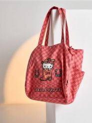 Materiałowa torba zakupowa Hello Kitty - wielobarwny. Torby i plecaki dziecięce Sinsay, z materiału. Za 29.99 zł.