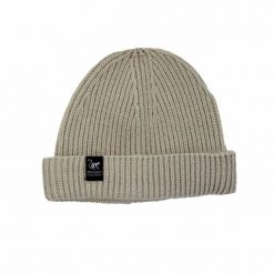 Czapka Docker – rozmiar uniwersalny – poliester z recyklingu (kremowa). Białe czapki i kapelusze męskie SURF MONKEY, na zimę, bez wzorów, z materiału. Za 119.95 zł.