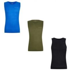 Tank top Falke Ultralight Cool. Czarne t-shirty męskie Falke, l, bez wzorów, z dzianiny, sportowe, bez kołnierzyka. Za 254.00 zł.