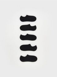 Skarpetki stopki 5 pack - czarny. Czarne skarpety męskie Reserved, bez wzorów. Za 49.99 zł.