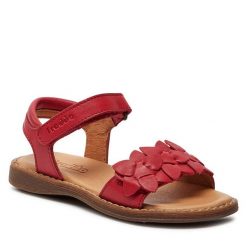 Sandały Froddo. Czerwone sandały dziewczęce Froddo, bez zapięcia. Za 219.99 zł.