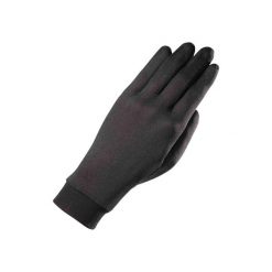 Rękawiczki pięciopalczaste Zanier Silk Liner Touch. Czarne rękawiczki damskie Zanier, na zimę, bez wzorów, sportowe. Za 111.99 zł.
