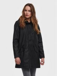 ONLY Kurtka przeciwdeszczowa Sally 15206116 Czarny Regular Fit. Czarne kurtki damskie Only, s, bez wzorów, z syntetyku, bez kaptura. Za 279.99 zł.
