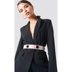 Trendyol Pasek z dużymi oczkami - Pink. Różowe paski damskie Trendyol, w paski. Za 60.95 zł.