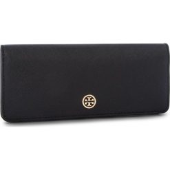 Duży Portfel Damski TORY BURCH - Robinson Slim Wallet 48467 Black/Royal Navy 018. Czarne portfele damskie Tory Burch, ze skóry. Za 769.00 zł.