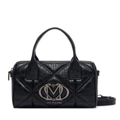 Torebka LOVE MOSCHINO. Czarne torebki do ręki damskie Love Moschino, bez wzorów, klasyczne, bez dodatków. Za 949.99 zł.