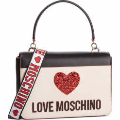 Torebka LOVE MOSCHINO - JC4115PP17L3100A Nero/Avorio. Brązowe torebki do ręki damskie Love Moschino, ze skóry ekologicznej. Za 839.00 zł.