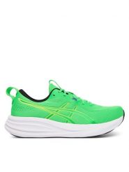 Asics Buty do biegania Gel-Pulse 17 1011C153 Zielony. Zielone buty sportowe męskie Asics, z meshu, bez zapięcia, do biegania. Za 489.99 zł.