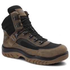 Brązowe Trekkingi 4F Męskie Sportowe Buty Zimowe. Brązowe botki męskie 4f, na zimę, bez wzorów, z materiału, sportowe, bez zapięcia. Za 349.00 zł.