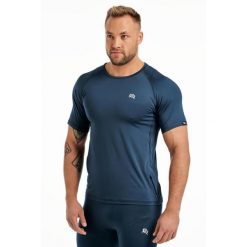 Koszulka fitness szybkoschnąca męska Rough Radical Vital Zip. Czarne koszulki sportowe męskie ROUGH RADICAL, l, bez wzorów, z elastanu, bez kołnierzyka, bez ramiączek, na fitness i siłownię. Za 87.90 zł.