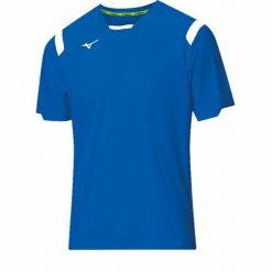 Koszulka Mizuno Team premium game. Niebieskie koszulki sportowe męskie Mizuno, l, bez wzorów, bez kołnierzyka, bez ramiączek, do piłki nożnej. Za 147.00 zł.
