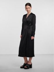 YAS Sukienka codzienna Pella 26030740 Czarny Regular Fit. Czarne sukienki damskie YAS, na co dzień, s, bez wzorów, z syntetyku, bez kołnierzyka, bez ramiączek, proste. Za 239.99 zł.