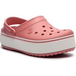 Klapki CROCS - Crocband Platform Clog 205434 Blossom/White. Klapki damskie marki Crocs. W wyprzedaży za 169.00 zł.