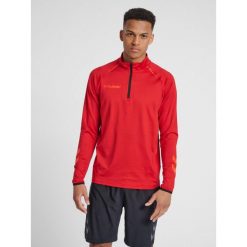 Bluza Hummel Half Zip hmlAUTHENTIC Pro. Brązowe bluzy męskie Hummel, m, bez wzorów, bez kaptura, na fitness i siłownię. W wyprzedaży za 246.00 zł.