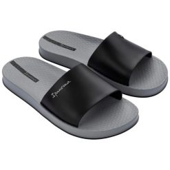Klapki Ipanema Slide M 82832BC572 czarne. Czarne klapki męskie z materiału, sportowe. Za 218.61 zł.